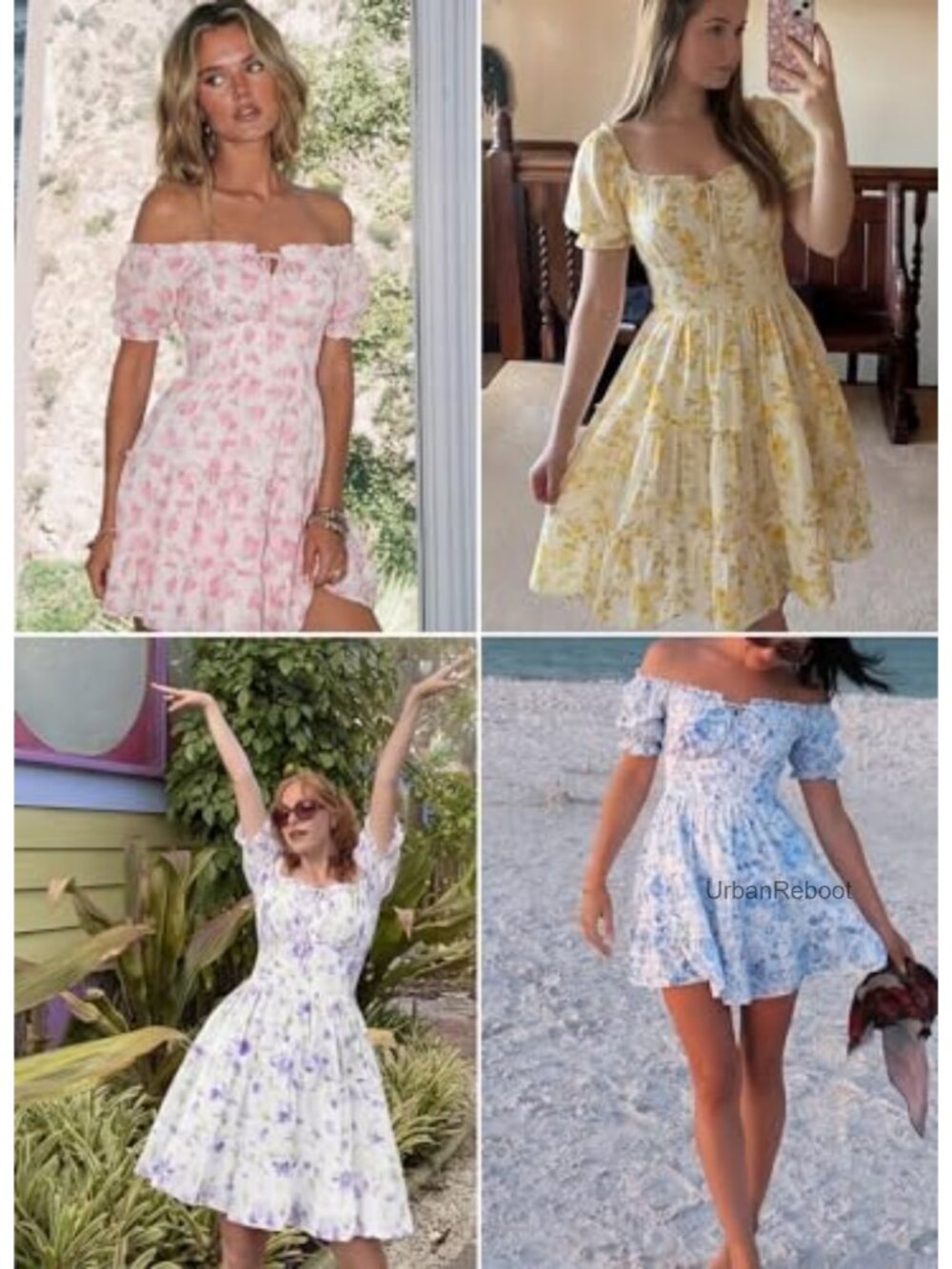 Corset Mini Dress Off Shoulder Sundress with Pockets Graduation - Picture 4 of 6